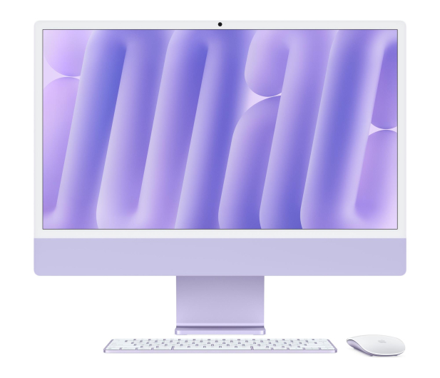 Apple iMac 24 M4/16GB/256/MacOS Retina 4,5K Fioletowy 8R GPU - 1570278 - zdjęcie